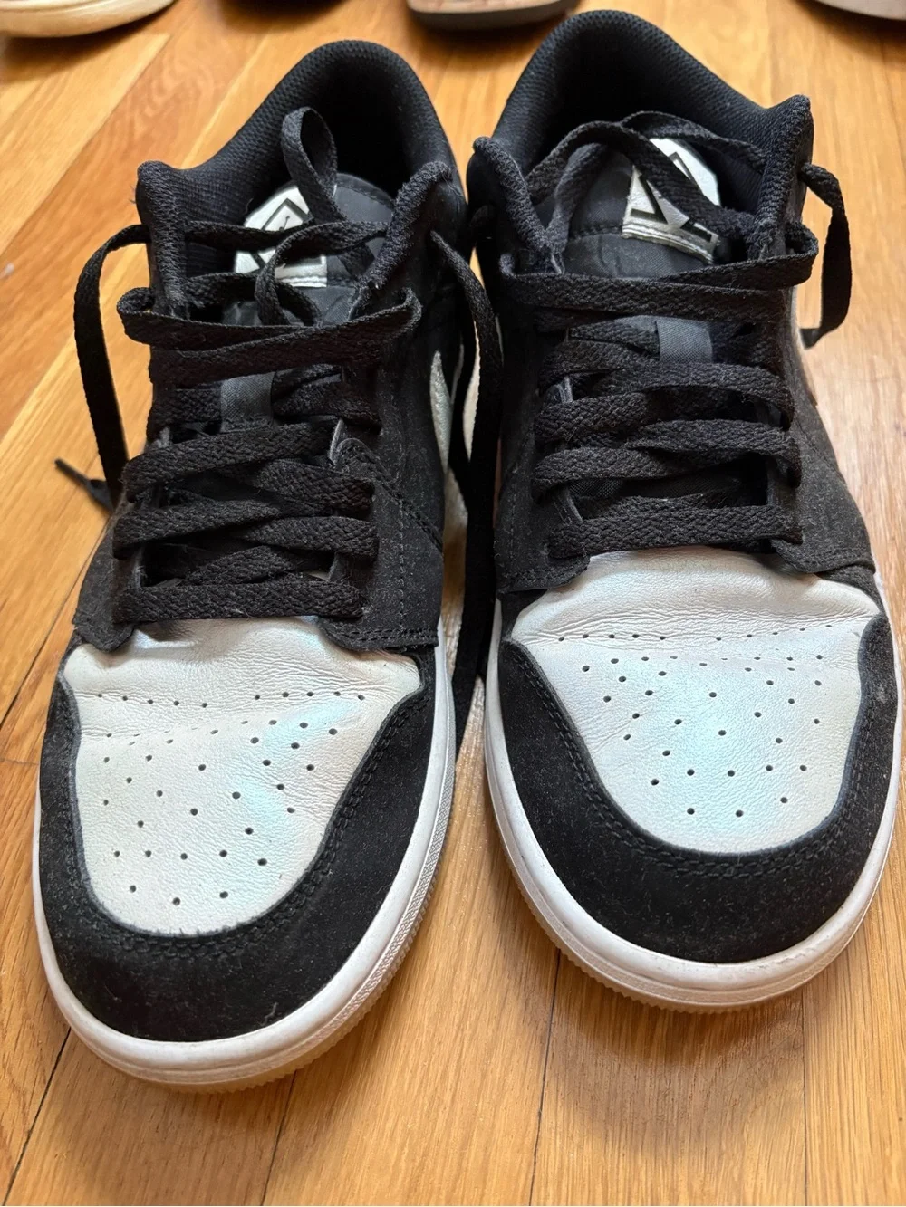 Nike Black and White Low-Top Sneakers